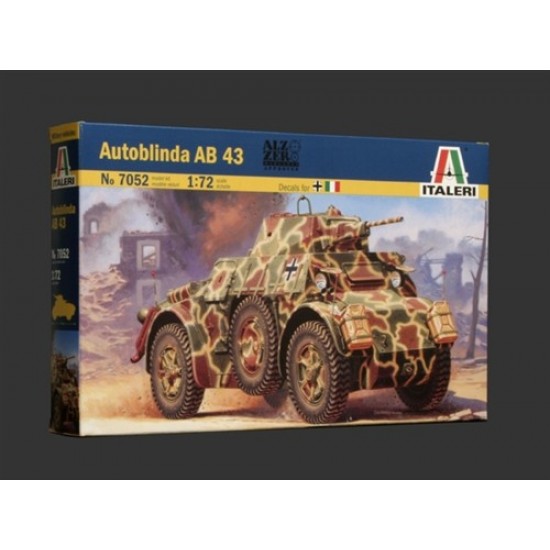 Modèle à Coller : Tank Autoblinda AB43 - Niveau 2